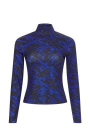 Blue Printed Turtleneck by Jason Wu x RTR Rent the Runway at Rent the Runway